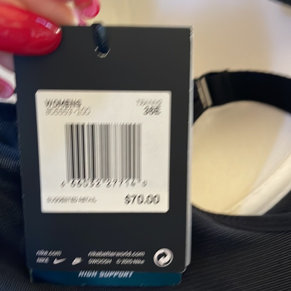 Nike pro high 360 support 36E T-back adjustable sports bra - Picture 7 of 8